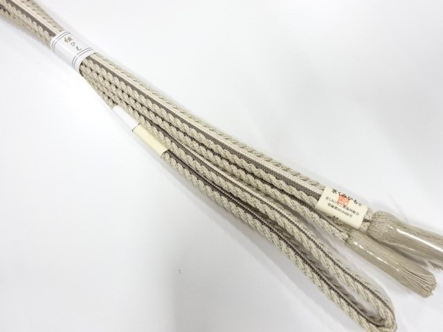 大特価品　上質　未使用品　正絹　撚り房　手組帯締め